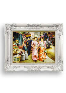 تابلو فرش منظره طرح شانزالیزه 32519