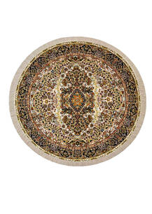 فرش گرد اعیان طرح 1006 کرم