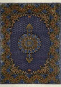 فرش دستباف قم طرح طوسی ترنجی 3184