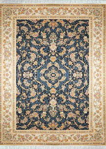 فرش تافته لومانا جدید طرح 404 سرمه ای