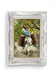 تابلو فرش حیوانات طرح چوپان 41728