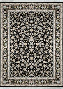 فرش قیطران طرح فرانک سرمه ای