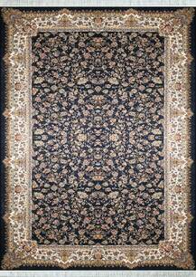 فرش اعیان طرح 590 سرمه ای