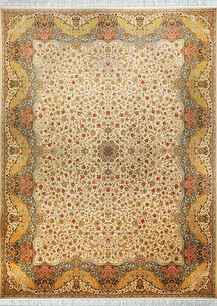 فرش کلاسیک تافته گلستان(اسپادانا) طرح رکسانا کرم