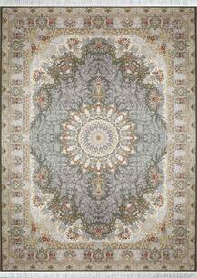 فرش تافته گلستان طرح پارمیدا سیلور