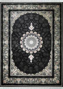 فرش تافته گلستان طرح آراد سرمه ای